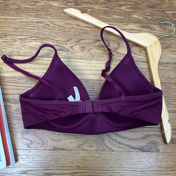 Victoria's Secret T-Shirt Lightly Lined Deep Purple Bra - Picture 3 of 6